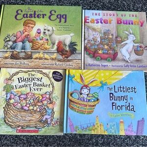 Children’s Easter Book lot 4 Biggest Easter Basket,eggs,spring,bunny